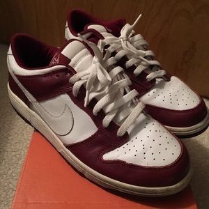 Nike Dunk Low Pro Sz 11.5 Team Red/White